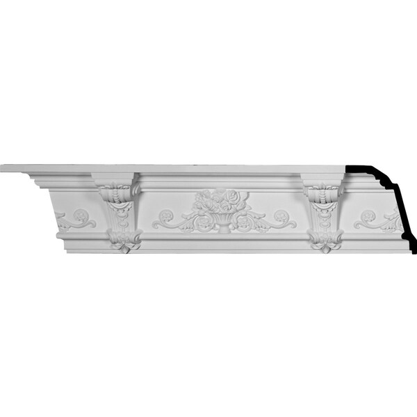 Ekena Millwork 7 7/8"H x 6 5/8"P x 10 1/4"F x 94 1/2"L Jonee Barsom Crown Moulding MLD08X07X10JO - main